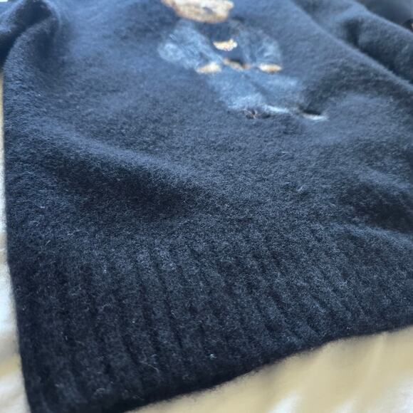 Ralph Lauren Polo Bear Wool Knit Sweater Size M Lunar New Year Tiger Embroidery - Picture 6 of 8